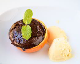 Апельсиново-шоколадный десерт