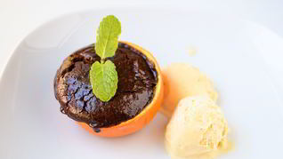 Апельсиново-шоколадный десерт