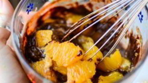 апельсиново-шоколадный десерт