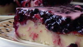 Черничный пудинг