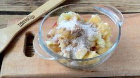 фаршированные яблоки в духовке