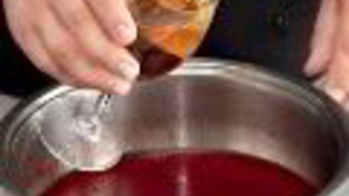 фруктовое желе в арбузе