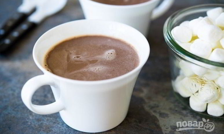 Рецепт горячего шоколада