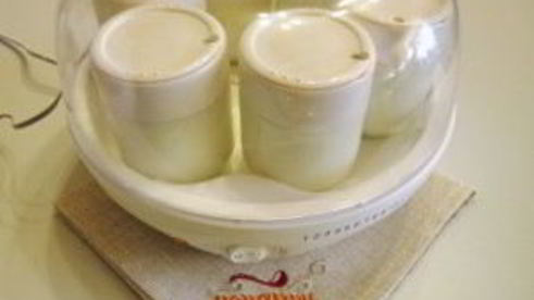 йогурт с фруктами в йогуртнице