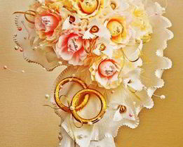 Букет из конфет с шампанским