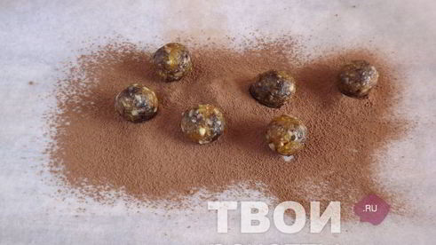 домашние конфеты из сухофруктов