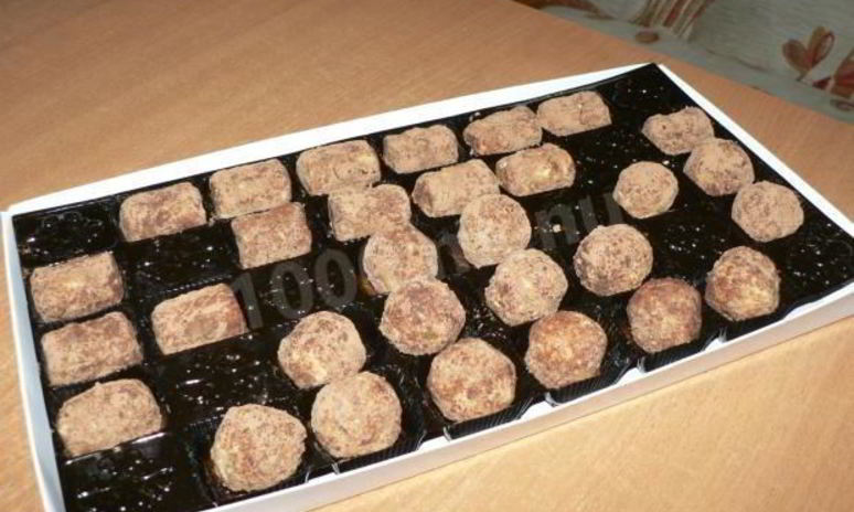 Рецепт домашних конфет