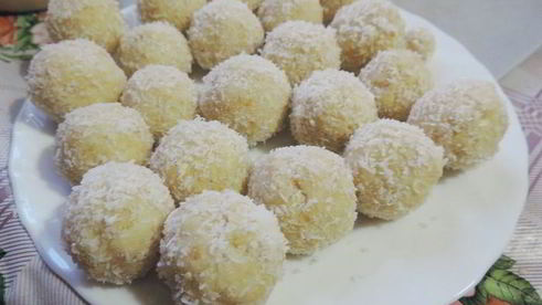 кокосово-кунжутные конфеты