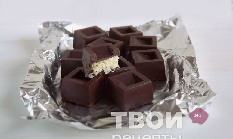 Рецепт кокосовых конфет в шоколаде