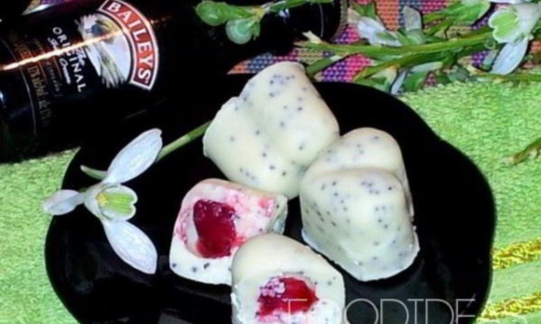 Рецепт конфет из белого шоколада