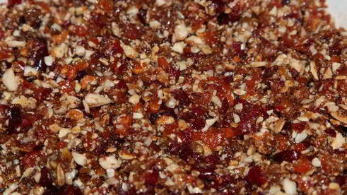 конфеты ореховый микс с клюквой