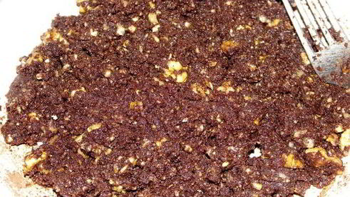 конфеты шоколадные с грецкими орехами и миндальным ликером