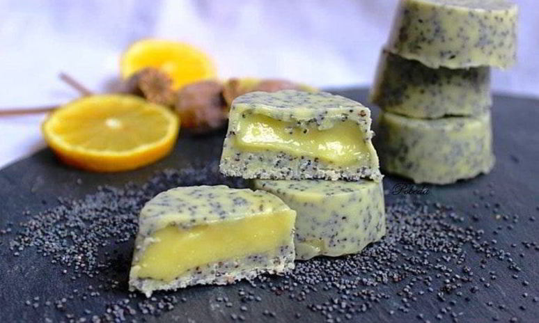 Рецепт маковых конфет с лимонным курдом