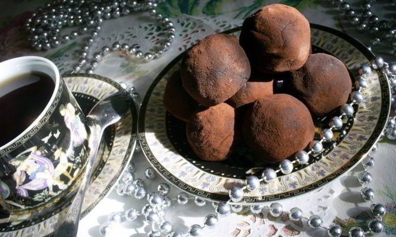 Рецепт шоколадна-ореховых конфеты вкуснее и проще не бывает