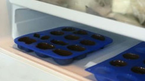 шоколадные конфеты с йогуртовым мороженым