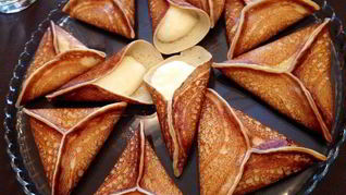 Арабские блинчики с заварным кремом Катайеф