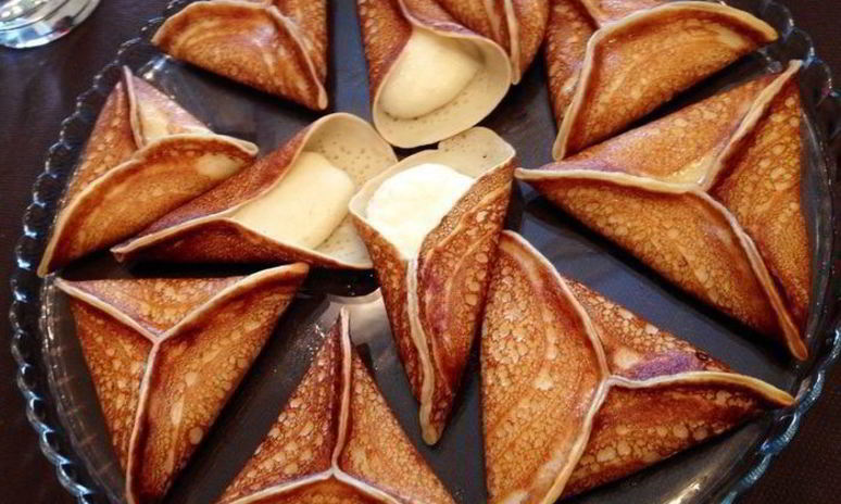 Рецепт арабских блинчиков с заварным кремом катайеф