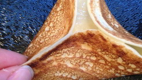 арабские блинчики с заварным кремом катайеф