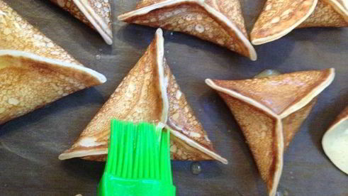 арабские блинчики с заварным кремом катайеф