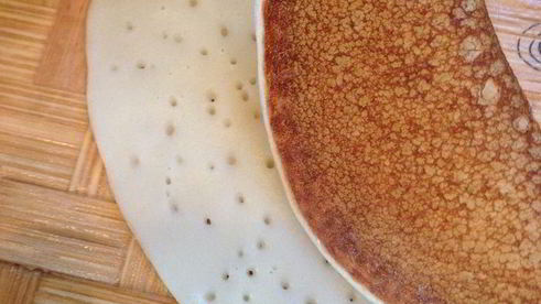 арабские блинчики с заварным кремом катайеф