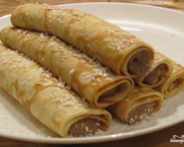 Блинчики с заварным кремом