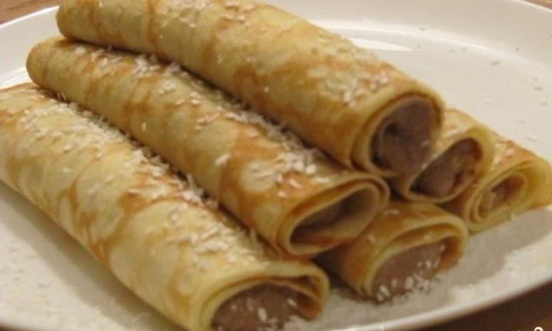 Рецепт блинчиков с заварным кремом