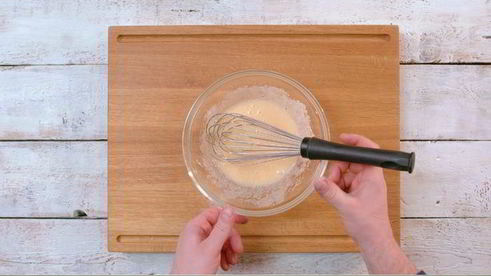 блинчики со сливочно-вишневым кремом