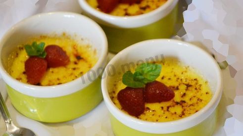 классический крем брюле