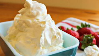 Крем из взбитых сливок