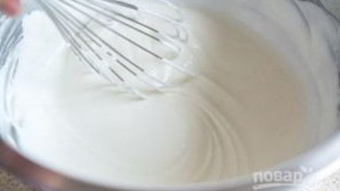 крем из взбитых сливок