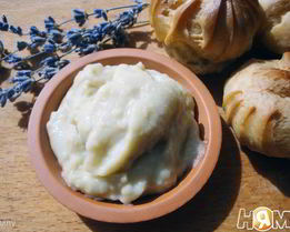 Лавандовый заварной крем