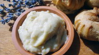 Лавандовый заварной крем