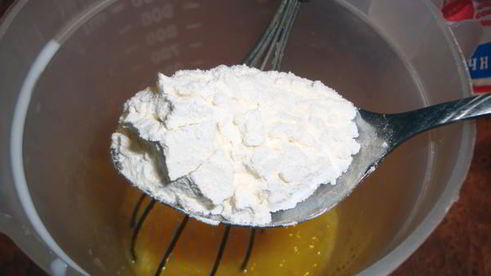 лавандовый заварной крем