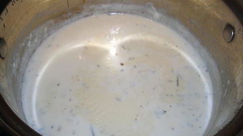 лавандовый заварной крем