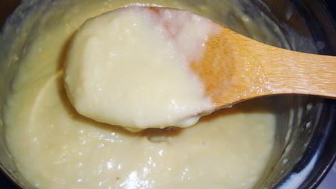 лавандовый заварной крем