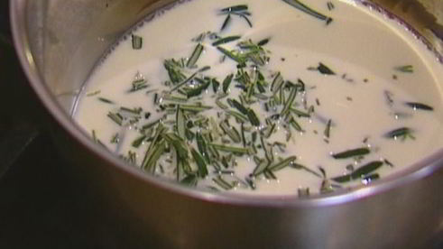 лимонный крем-брюле с розмарином