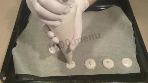 макаруны с шоколадным кремом