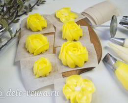 Масляный крем на швейцарской меренге