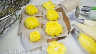 Масляный крем на швейцарской меренге