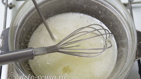 масляный крем на швейцарской меренге