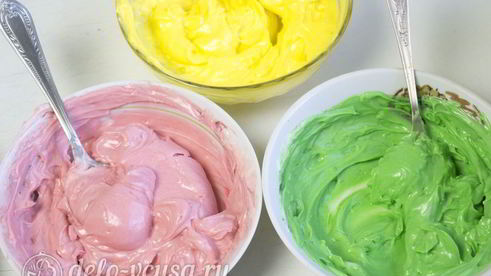 масляный крем на швейцарской меренге