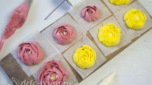 масляный крем на швейцарской меренге