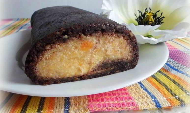 Рецепт шоколадного рулета с абрикосовым кремом