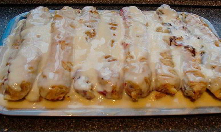 Рецепт трубочек в креме