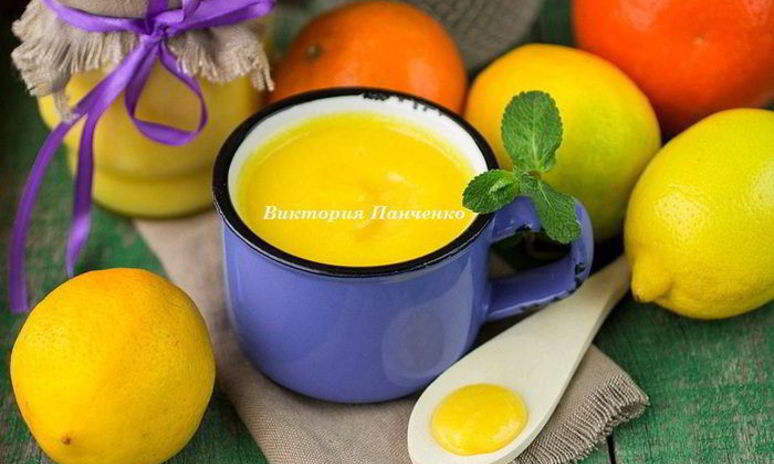 Рецепт цитрусового курда