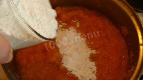 тыквенный рулет с творожным кремом