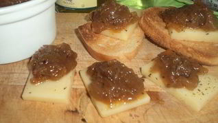 Белый луковый мармелад