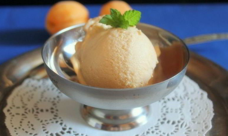 Рецепт абрикосового мороженого