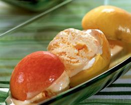 Абрикосовый пломбир