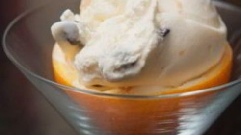 апельсиновое мороженое